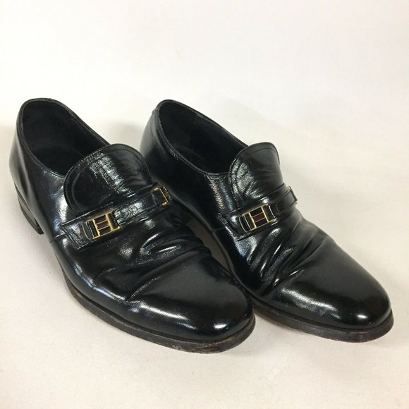 Florsheim Other - Florsheim Black Leather Slip On Loafer Dress Shoes